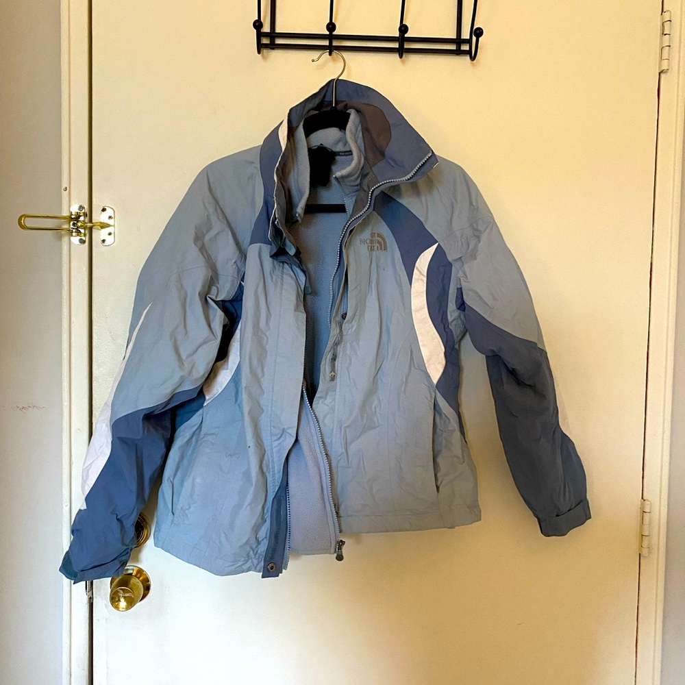 The North Face ski jacket with fleece insert option size small